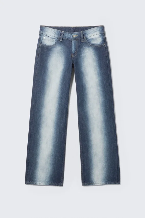 Vaqueros rectos de talle bajo Anti – Blue Spray | Cheap Monday GB Vaqueros rectos de talle bajo Anti – Blue Spray | Cheap Monday GB