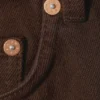 Vaqueros rectos de talle bajo Arrow – Marrón cacao