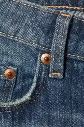 Vaqueros rectos de talle bajo Arrow – Mine Blue – Azul medio