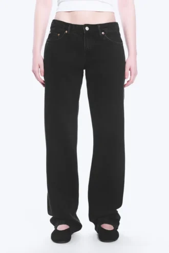 Vaqueros rectos de talle bajo Arrow – Negro Tuned – Negro