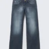 Vaqueros rectos de talle bajo Messy – Azul estrella – Azul oscuro | Cheap Monday GB Vaqueros rectos de talle bajo Messy – Azul estrella – Azul oscuro | Cheap Monday GB