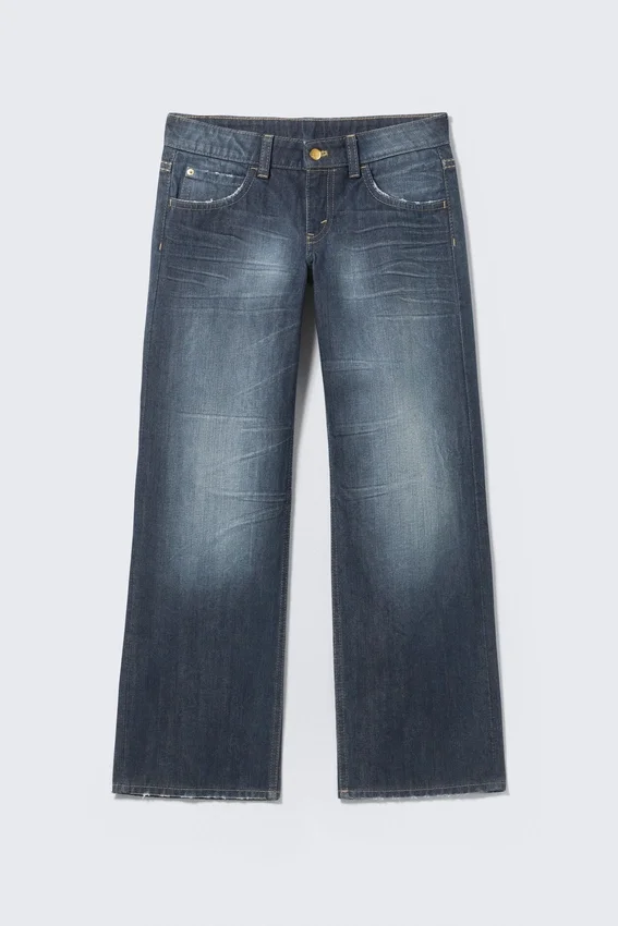 Vaqueros rectos de talle bajo Messy – Azul estrella – Azul oscuro | Cheap Monday GB Vaqueros rectos de talle bajo Messy – Azul estrella – Azul oscuro | Cheap Monday GB