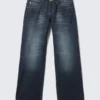 Vaqueros rectos de talle bajo Messy – Azul estrella – Azul oscuro | Cheap Monday GB Vaqueros rectos de talle bajo Messy – Azul estrella – Azul oscuro | Cheap Monday GB