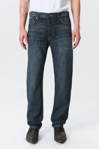 Vaqueros rectos de talle medio Klean – Azul marino – Azul oscuro Vaqueros rectos de talle medio Klean – Azul marino – Azul oscuro