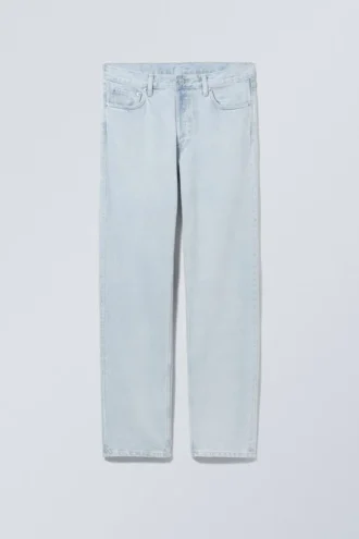 Vaqueros rectos de talle medio Klean – Azul opulento – Azul claro Vaqueros rectos de talle medio Klean – Azul opulento – Azul claro