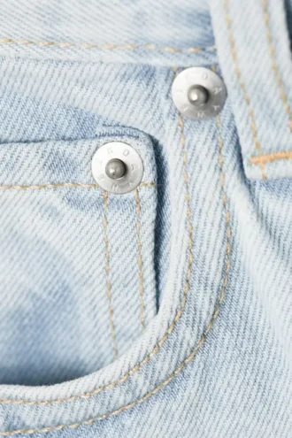 Vaqueros rectos de talle medio Klean – Azul opulento – Azul claro Vaqueros rectos de talle medio Klean – Azul opulento – Azul claro