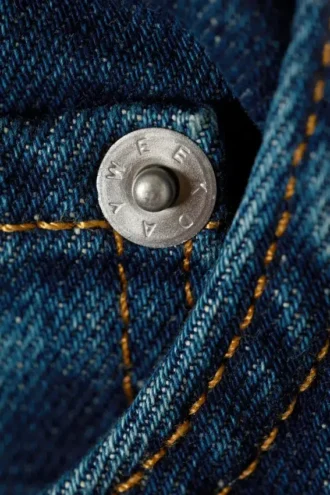 Vaqueros rectos de talle medio Klean – Azul zafiro – Azul oscuro Vaqueros rectos de talle medio Klean – Azul zafiro – Azul oscuro