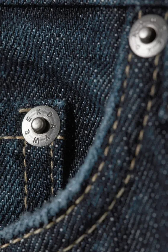 Vaqueros rectos de talle medio Laika – Azul marino – Azul oscuro Vaqueros rectos de talle medio Laika – Azul marino – Azul oscuro