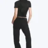 Vaqueros rectos de talle medio Laika – Lavado negro – Negro Vaqueros rectos de talle medio Laika – Lavado negro – Negro