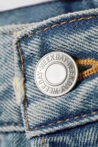 Vaqueros rectos de talle medio Orbit – Azul Seventeen – Azul medio
