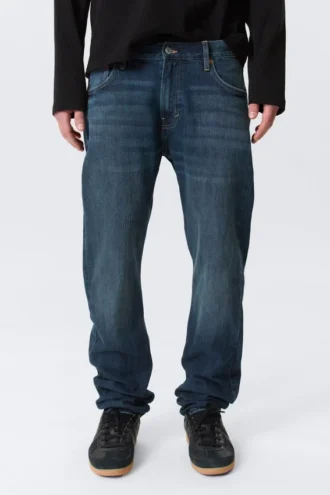 Vaqueros rectos de talle medio y corte ajustado Orion – Azul marino – Azul oscuro