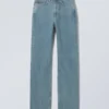 Vaqueros rectos de talle superalto Row – Azul 2000 – Azul medio Vaqueros rectos de talle superalto Row – Azul 2000 – Azul medio