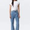 Vaqueros rectos de talle superalto Row – Azul 90S – Azul medio Vaqueros rectos de talle superalto Row – Azul 90S – Azul medio