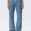 Vaqueros rectos de talle superalto Row – Azul 90S – Azul medio Vaqueros rectos de talle superalto Row – Azul 90S – Azul medio