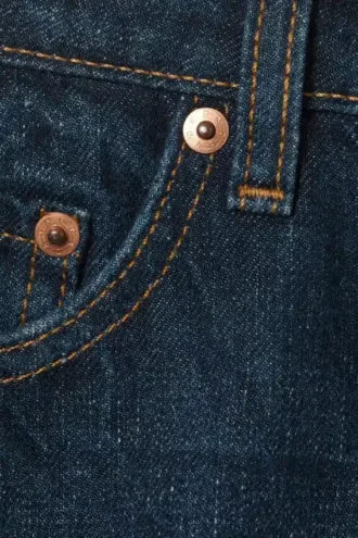 Vaqueros rectos de talle superalto Row – Azul compacto – Azul oscuro