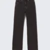 Vaqueros rectos de talle superalto Row – Echo Black – Negro Vaqueros rectos de talle superalto Row – Echo Black – Negro