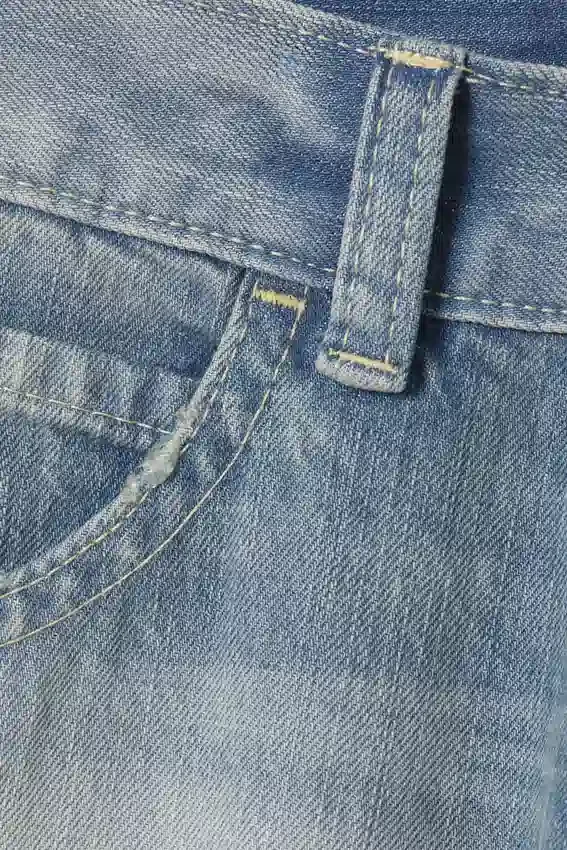 Vaqueros rectos holgados de cintura regular – Azul desgastado | Cheap Monday Gb Vaqueros rectos holgados de cintura regular – Azul desgastado | Cheap Monday Gb