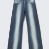 Vaqueros rectos holgados de cintura regular – Blue Spray | Cheap Monday Gb Vaqueros rectos holgados de cintura regular – Blue Spray | Cheap Monday Gb