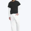 Vaqueros rectos holgados de talle bajo Meteor – Blanco sucio – Blanco Vaqueros rectos holgados de talle bajo Meteor – Blanco sucio – Blanco