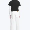 Vaqueros rectos holgados de talle bajo Meteor – Blanco sucio – Blanco Vaqueros rectos holgados de talle bajo Meteor – Blanco sucio – Blanco