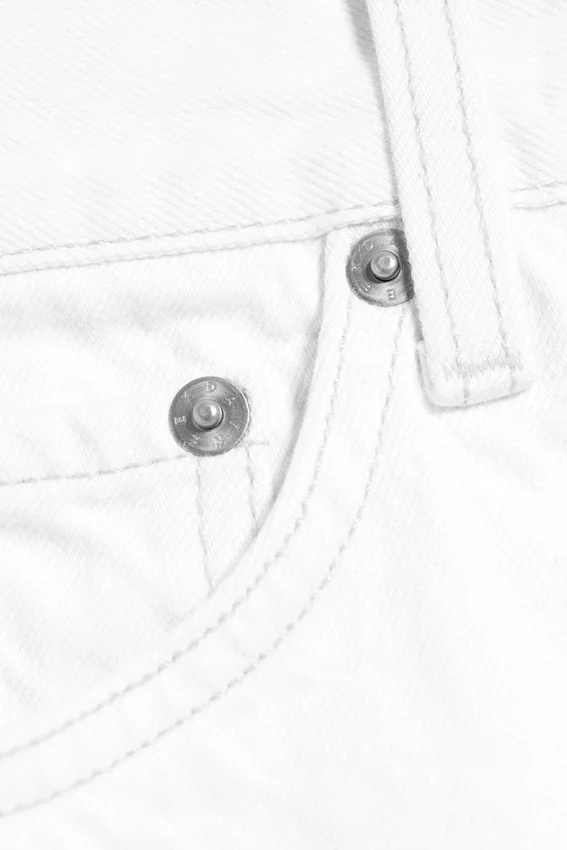Vaqueros rectos holgados de talle bajo Meteor – Blanco sucio – Blanco Vaqueros rectos holgados de talle bajo Meteor – Blanco sucio – Blanco