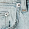 Vaqueros rectos holgados de talle bajo Missy – Azul fantasma – Azul claro Vaqueros rectos holgados de talle bajo Missy – Azul fantasma – Azul claro