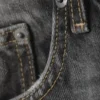 Vaqueros rectos holgados de talle bajo Missy – Negro oscuro – Negro