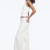 Vaqueros rectos holgados de talle bajo para mujer – Blanco sucio – Blanco Vaqueros rectos holgados de talle bajo para mujer – Blanco sucio – Blanco