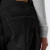 Vaqueros rectos holgados de talle bajo para mujer – Tuned Black – Negro Vaqueros rectos holgados de talle bajo para mujer – Tuned Black – Negro
