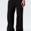 Vaqueros rectos holgados de talle bajo Sphere – Lavado negro – Negro Vaqueros rectos holgados de talle bajo Sphere – Lavado negro – Negro