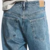 Vaqueros rectos holgados de talle medio Galaxy – Azul 90S – Azul medio Vaqueros rectos holgados de talle medio Galaxy – Azul 90S – Azul medio