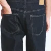 Vaqueros rectos holgados de talle medio Galaxy – Blue Rinse – Azul oscuro Vaqueros rectos holgados de talle medio Galaxy – Blue Rinse – Azul oscuro