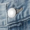 Vaqueros rectos holgados de talle medio Galaxy – Desvanecido azul – Azul medio Vaqueros rectos holgados de talle medio Galaxy – Desvanecido azul – Azul medio