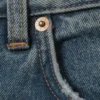 Vaqueros rectos holgados de talle medio Space – Azul hierro Vaqueros rectos holgados de talle medio Space – Azul hierro
