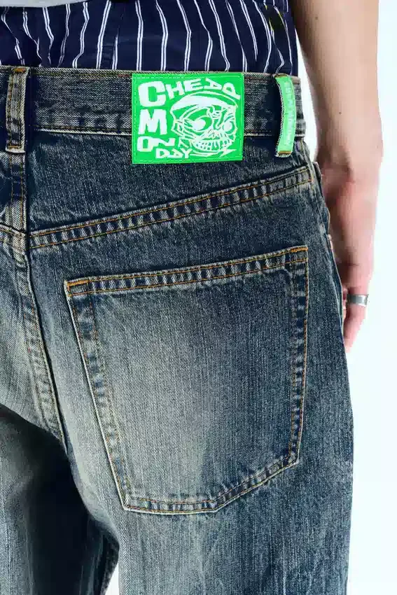 Vaqueros rectos holgados de talle regular – Blue Ray – Azul oscuro | Cheap Monday Gb Vaqueros rectos holgados de talle regular – Blue Ray – Azul oscuro | Cheap Monday Gb