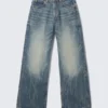Vaqueros rectos holgados de talle regular – Blue Ray – Azul oscuro | Cheap Monday Gb Vaqueros rectos holgados de talle regular – Blue Ray – Azul oscuro | Cheap Monday Gb