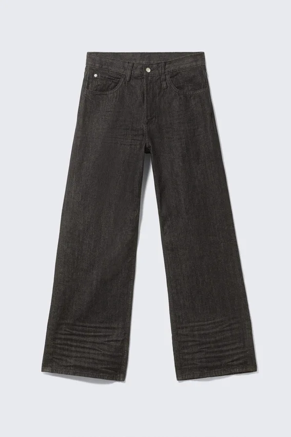 Vaqueros rectos holgados de talle regular – Lavado negro extra | Cheap Monday GB Vaqueros rectos holgados de talle regular – Lavado negro extra | Cheap Monday GB