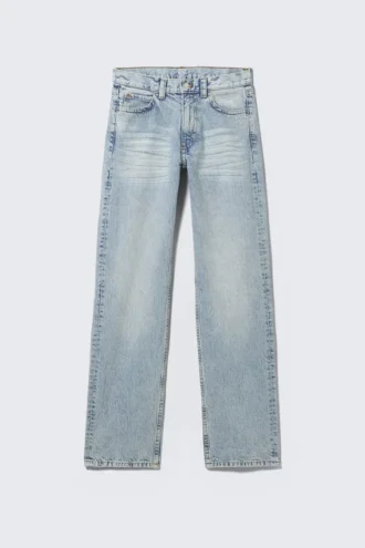 Vaqueros rectos unisex de talle bajo Anti – Azul claro | Cheap Monday GB Vaqueros rectos unisex de talle bajo Anti – Azul claro | Cheap Monday GB
