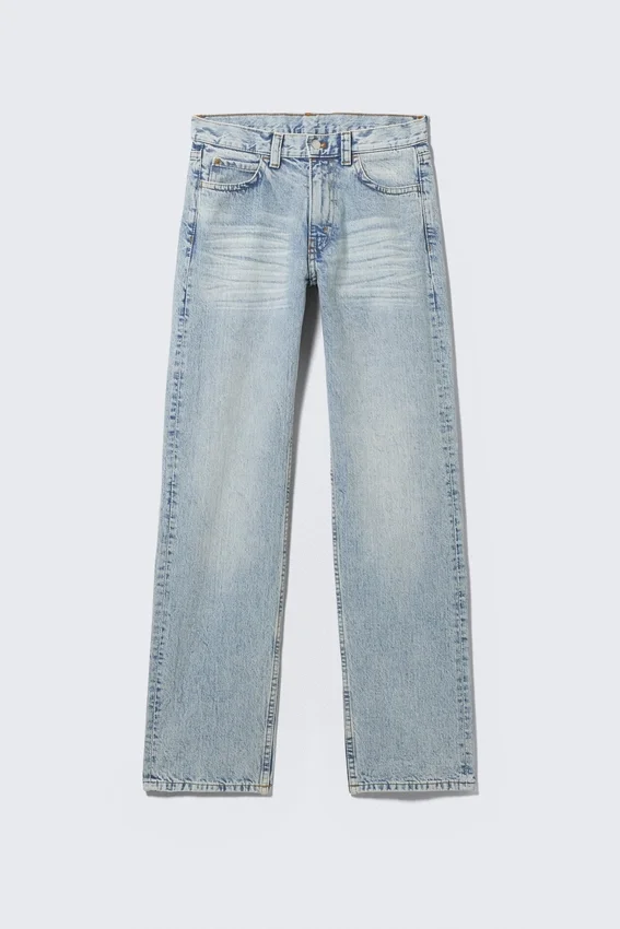 Vaqueros rectos unisex de talle bajo Anti – Azul claro | Cheap Monday GB Vaqueros rectos unisex de talle bajo Anti – Azul claro | Cheap Monday GB