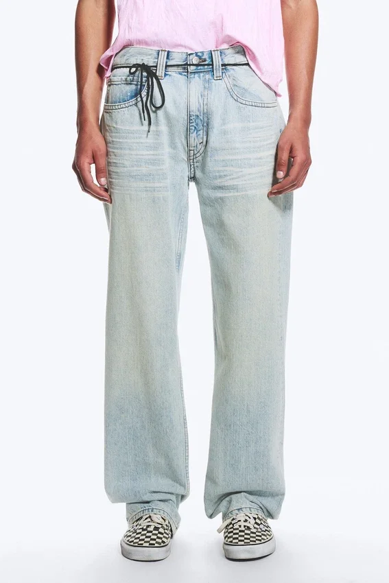 Vaqueros rectos unisex de talle bajo Anti – Azul claro | Cheap Monday GB Vaqueros rectos unisex de talle bajo Anti – Azul claro | Cheap Monday GB