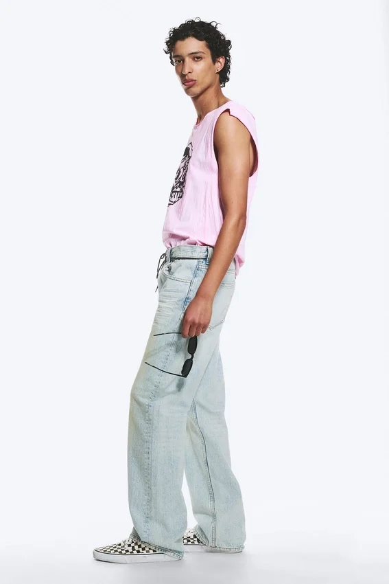 Vaqueros rectos unisex de talle bajo Anti – Azul claro | Cheap Monday GB Vaqueros rectos unisex de talle bajo Anti – Azul claro | Cheap Monday GB