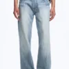 Vaqueros rectos unisex de talle bajo Anti – Blue Moon – Azul claro | Cheap Monday GB Vaqueros rectos unisex de talle bajo Anti – Blue Moon – Azul claro | Cheap Monday GB