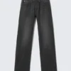 Vaqueros rectos unisex de talle bajo «Anti» – Negro lavado | Cheap Monday GB Vaqueros rectos unisex de talle bajo «Anti» – Negro lavado | Cheap Monday GB