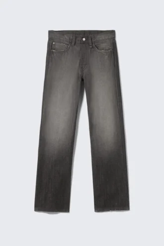 Vaqueros rectos unisex de talle bajo Anti – Negro Rubby | Cheap Monday Gb