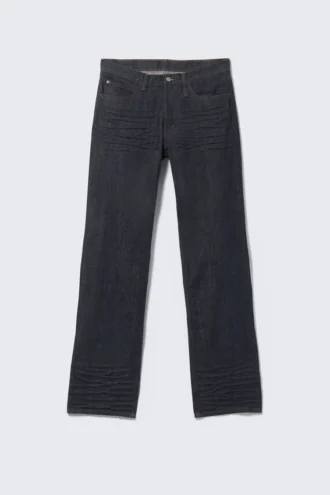Vaqueros rectos unisex de talle bajo – Lavado azul extra | Cheap Monday GB