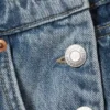 Vaqueros Rodeo de talle bajo, corte ajustado y pernera acampanada – Desvanecido azul – Azul claro Vaqueros Rodeo de talle bajo, corte ajustado y pernera acampanada – Desvanecido azul – Azul claro