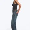 Vaqueros slim bootcut de talle medio Tension – Azul marino – Azul oscuro Vaqueros slim bootcut de talle medio Tension – Azul marino – Azul oscuro