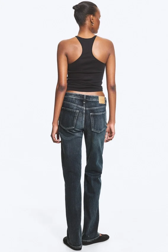 Vaqueros slim bootcut de talle medio Tension – Azul marino – Azul oscuro Vaqueros slim bootcut de talle medio Tension – Azul marino – Azul oscuro