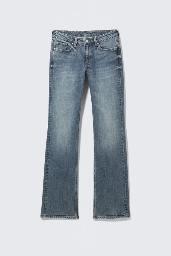Vaqueros slim bootcut de talle medio Tension – Azul trueno – Azul oscuro Vaqueros slim bootcut de talle medio Tension – Azul trueno – Azul oscuro