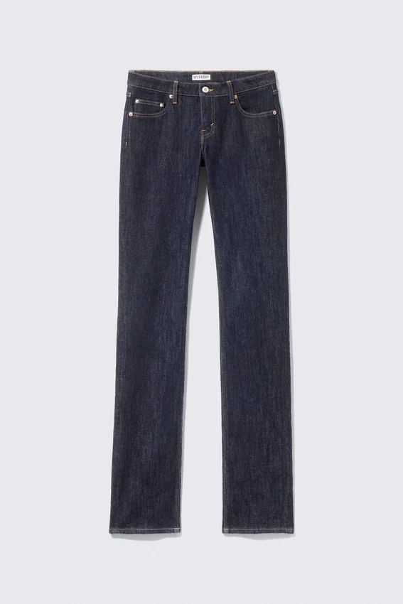 Vaqueros slim de talle bajo – Blue Rinse – Azul oscuro Vaqueros slim de talle bajo – Blue Rinse – Azul oscuro